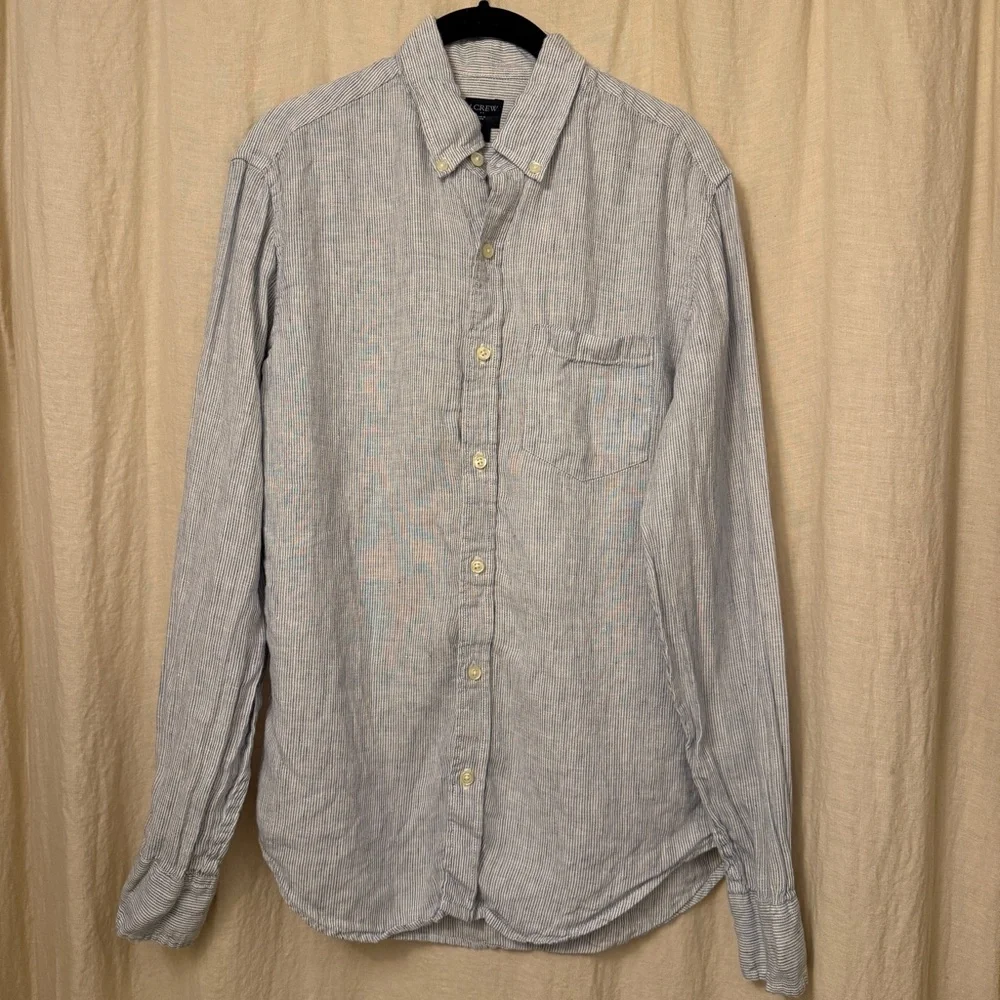 J. Crew 100% Linen Shirt